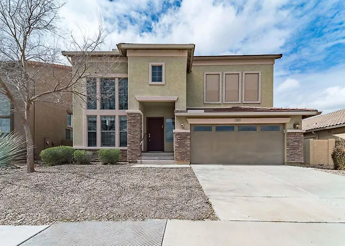 Free Pool Heat Modern Bright Fire Pit Holiday home Casa Grande